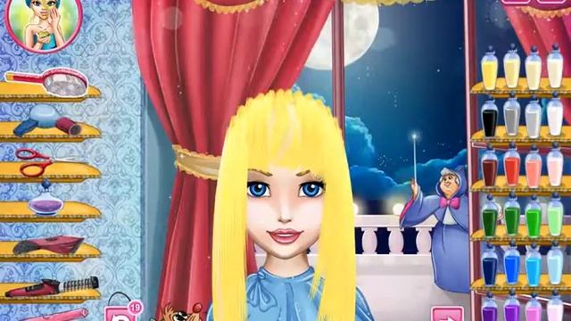 NEW Игры для детей—Disney Принцесса Золушка собирается на бал—мультик для девочек смотреть онлайн