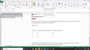 Scatter Plot Change Axis in Excel