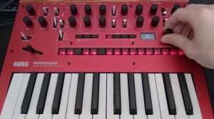 Korg Monologue Techno 1 - Distorted Acid Jam (Drum Samples from Roland 909)