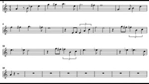 Утомлённое солне. Ноты. Минус.