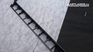 Как снизить количество отходов и делать острые углы , работая с пластиковым бордюром Геоборд?