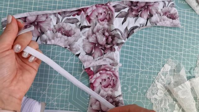 Шьем трусики, задняя часть из кружева, не бразилиано))) смотреть онлайн