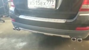 Прямоточный выхлоп Mercedes GL55