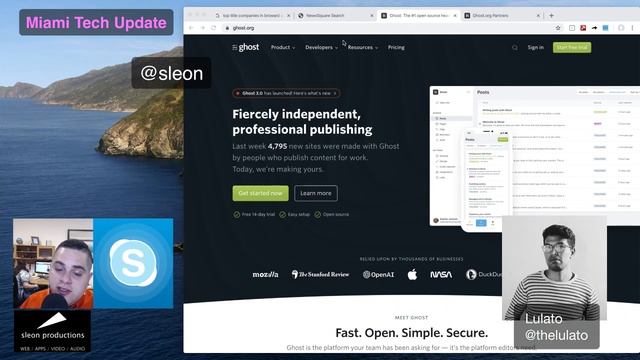 Wordpress vs Ghost CMS | Miami Tech Update w/Lulato @thelulato смотреть онлайн