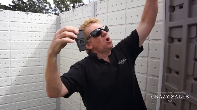 CS16916 Plastic Garden Shed-Medium-Installation смотреть онлайн