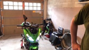 Кавасаки нинзя 650 + BK-moto первое включение