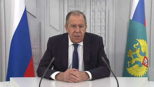 Видеообращение С.Лаврова к участникам форума «Народная дипломатия как инструмент «мягкой силы»