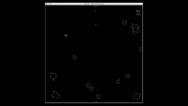 Developing Asteroids Game with Python Turtle смотреть онлайн