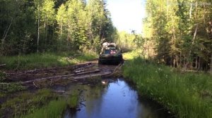 По бездорожью на БРДМ ДОМИНАТОР на старой лесовозной дороге.