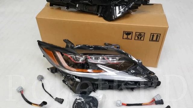 Фары Lexus ES 250/350 2015-2017 г стиль 2020 г #рестайлинг #лексус #lexus #lexuses #тюнингфар #фары