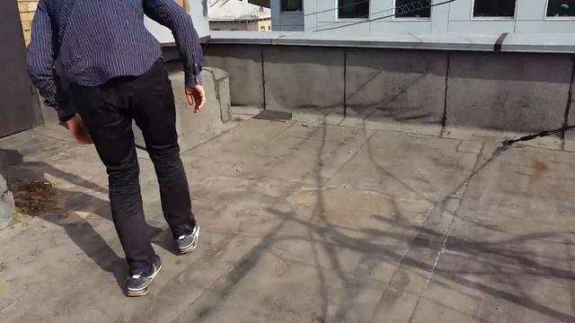 Зарядка на крыше в центре Москвы! смотреть онлайн