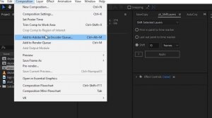 Как рендерить в After Effects