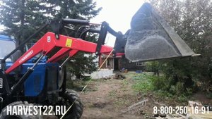 Установка джойстика на навесной погрузчик ХАРВЕСТ 1000 ПЛЮС