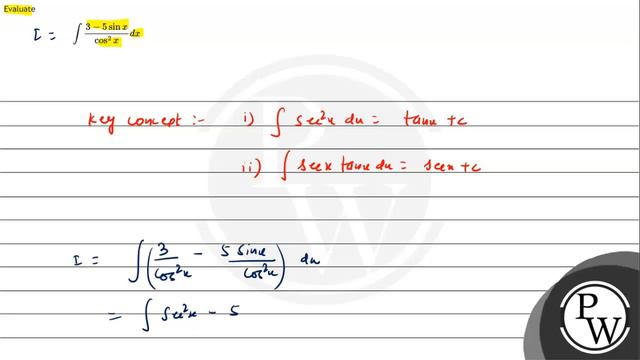 Evaluate
\[
\int \frac{3-5 \sin x}{\cos ^{2} x} d x
\] смотреть онлайн