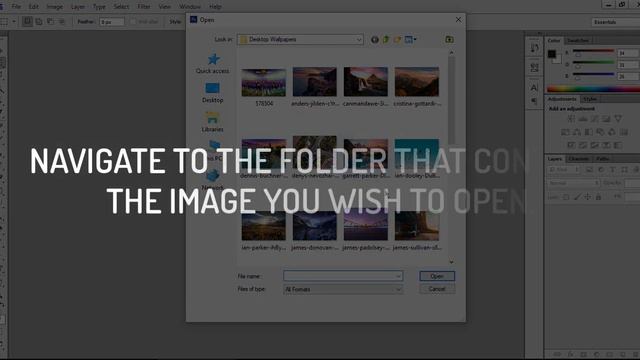 Unleashing Creativity: Mastering File Opening in Adobe Photoshop смотреть онлайн