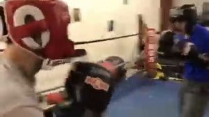 Jake Neiner second sparring session - round 2