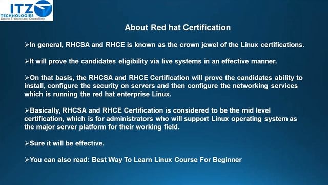 Red hat 8 System Administration RHCSA Certification Online Training смотреть онлайн