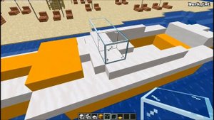 Minecraft Tutorial Как построить КАТЕР Bonus #45 я построил катер в МАЙНКРАФТ!!!