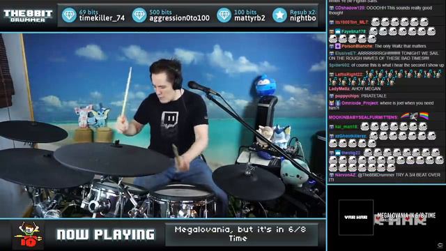 Megalovania But It's In 6/8 Time On Drums! смотреть онлайн