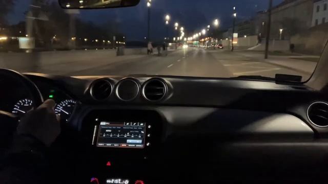 Suzuki Vitara (2016) esti autózás Győrben I Suzuki Vitara (2016) night cruise in Győr - Hungary смотреть онлайн