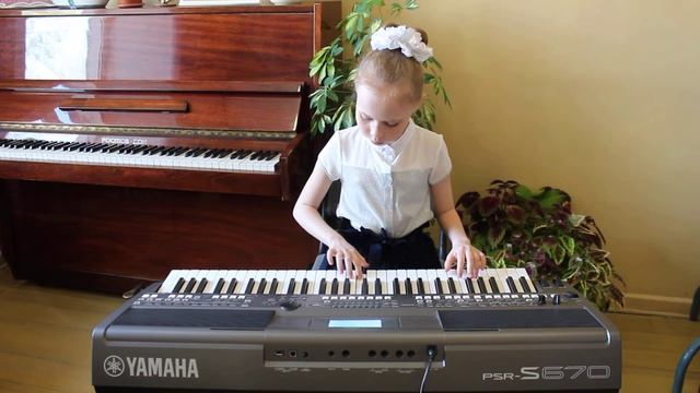 Чумакова Анастасия (2 класс) - Самба смотреть онлайн