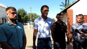 Федоров, Романов, Бельчев и Фендич в ООШ №13 (Мелитополь)