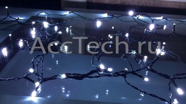 Новогодняя гирлянда на батарейках CL-301-305 WHITE смотреть онлайн