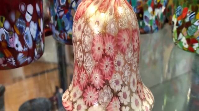 Фигурка Колокольчик из муранского стекла