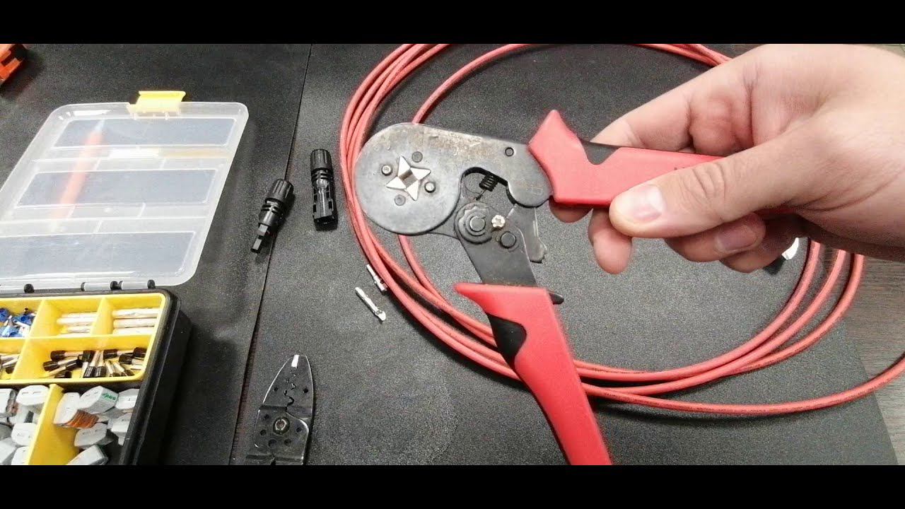 Обжим коннекторов MC-4 для солнечных батарей. (Узнай какой инструмент используют профессионалы)