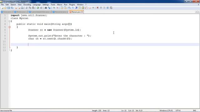How to read character in java || How to read char in java