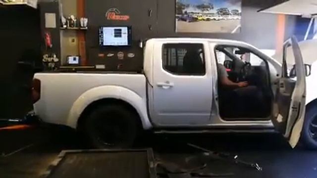 v12 Toyota powered Nissan bakkie in for spitronics tune