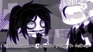 meme creepypasta "Я работаю" (Slenderman×Jeff the killer) Gacha Club