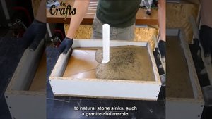 DIY modern concrete sink DIY Современные раковина из бетона
