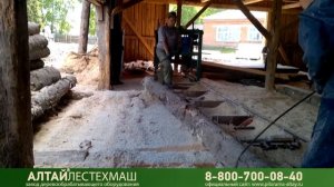 Дисковая горизонтальная пилорама завода Алтайлестехмаш