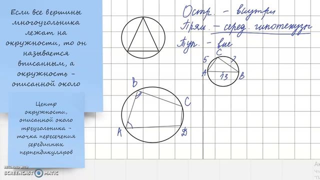 Описанная окружность смотреть онлайн