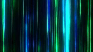 Анимированный темный абстрактный фон: Вертикальные зеленные неоновые полосы