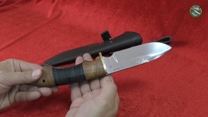 Скинер, охотничий шкуросъемный нож Бобр из стали 95х18