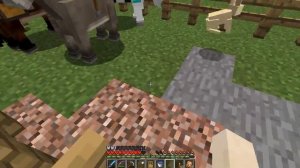 Minecraft оседлал коня скелета