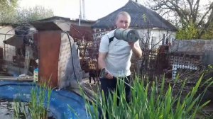 Пруд своими руками из бетона с биоплато .Устройство и чистка биоплато.