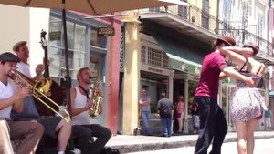 New Orleans street jazz music