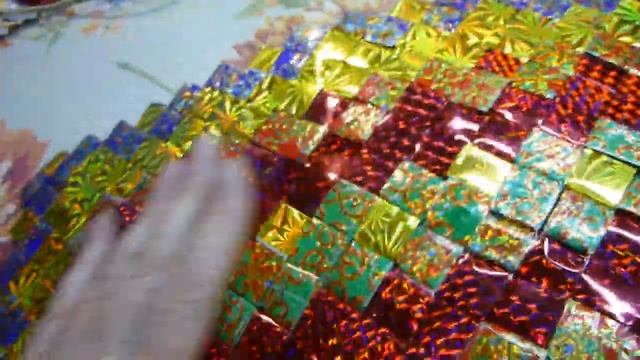 КЛАТЧ №2 НЕРЕАЛЬНОЙ КРАСОТЫ из фантиков и строительной декоративной плёнки, легко. смотреть онлайн