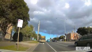 GEELONG, Australia, Victoria, driving through the city  (4K Dash cam )