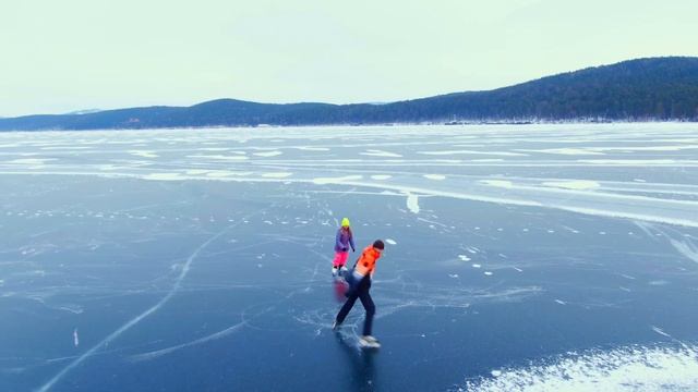 Лед озера Тургояк. смотреть онлайн