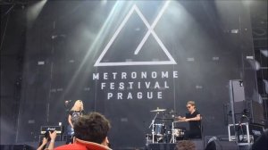 Blood Red Shoes live at Metronome Festival. Prague. 24/6/17
