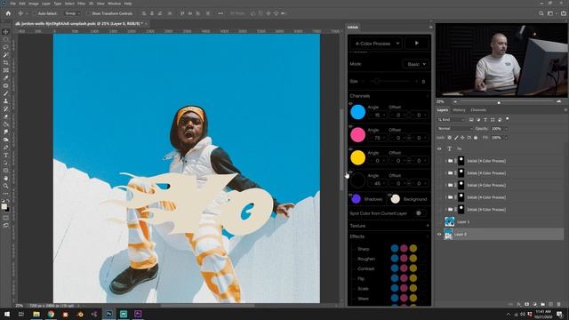 Photoshop Halftone Print Effect Tutorial [w/BLKMARKET Inklab] смотреть онлайн