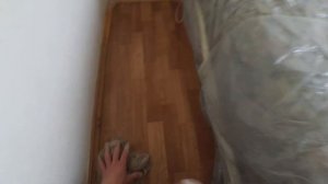 Как Быстро Очистить Пол от ляп после покраски потолка.