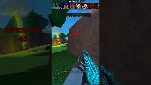 1 vs 10 Player Roblox Arsenal!