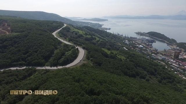 Петропавловск-Камчатский 4k Inspare1 Летим над столицей Камчатского края