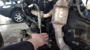 Снимаем двигатель с коробкой, и попадаем на бабки. Туарег 3.0 дизель. продолжаем борьбу.