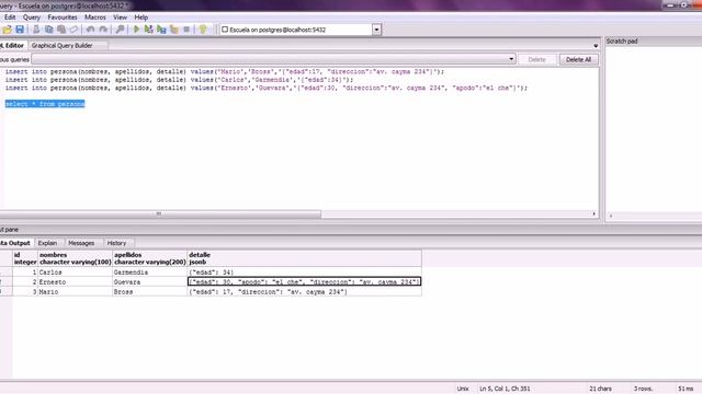 Jsonb en PostgreSQL смотреть онлайн
